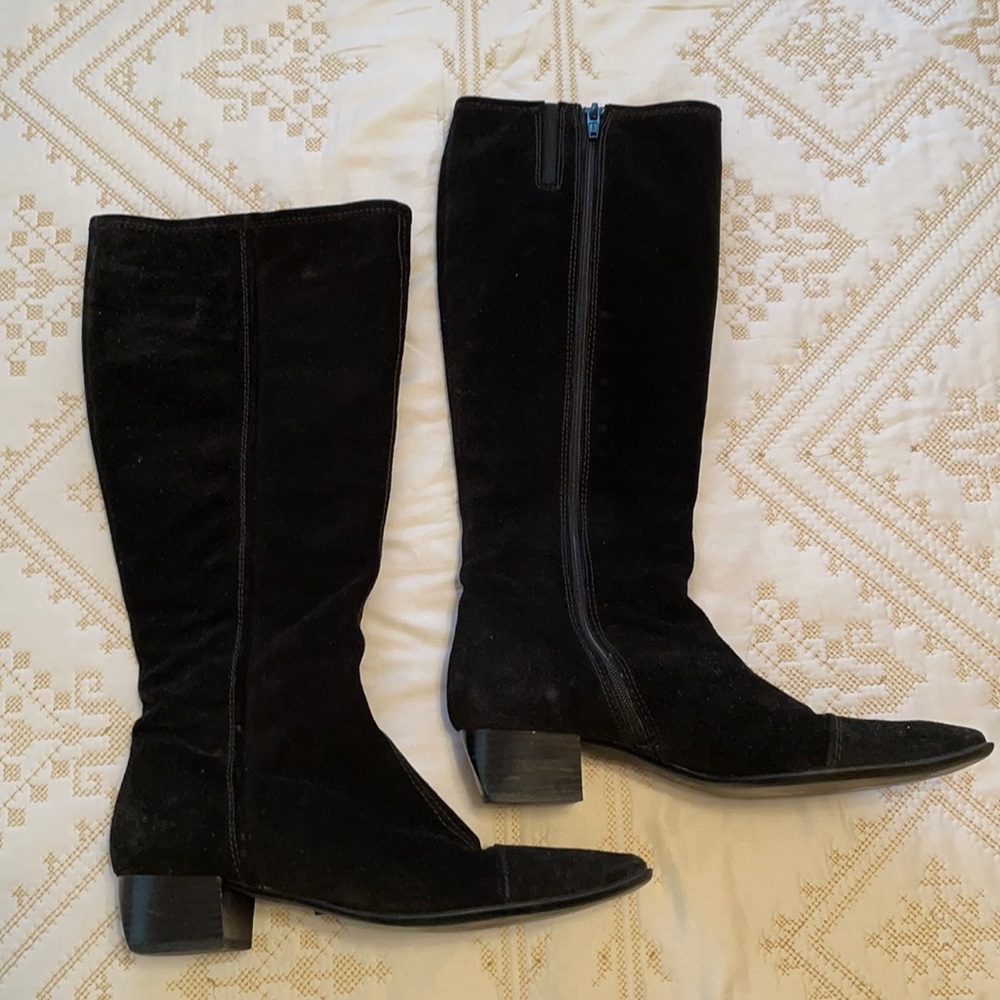Sesto Meucci Dabry Black Suede Boots